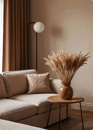 Vase and Sofa